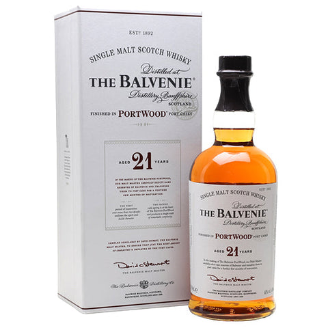 Balvenie 21 Year Portwood Finish Single Malt Scotch Whisky