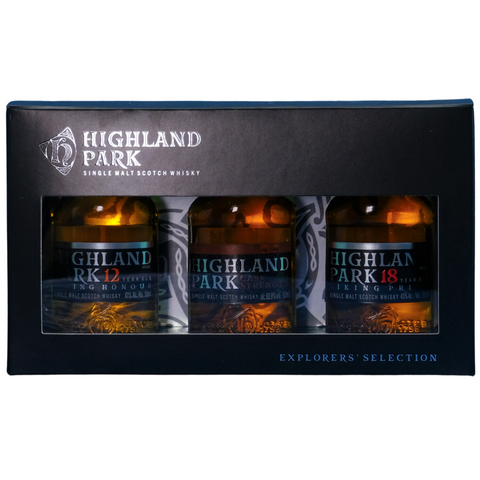 Highland Park Explorers Selection (12 YR, Cask Strength, 18 YR) 50ml