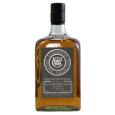 English Whisky Company 12 Year Cadenhead Bottling Single Malt Scotch