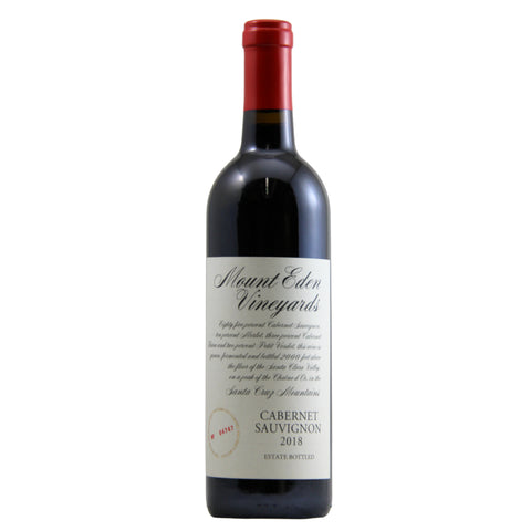 Mount Eden Vineyards Santa Cruz Mountains Cabernet Sauvignon 2018
