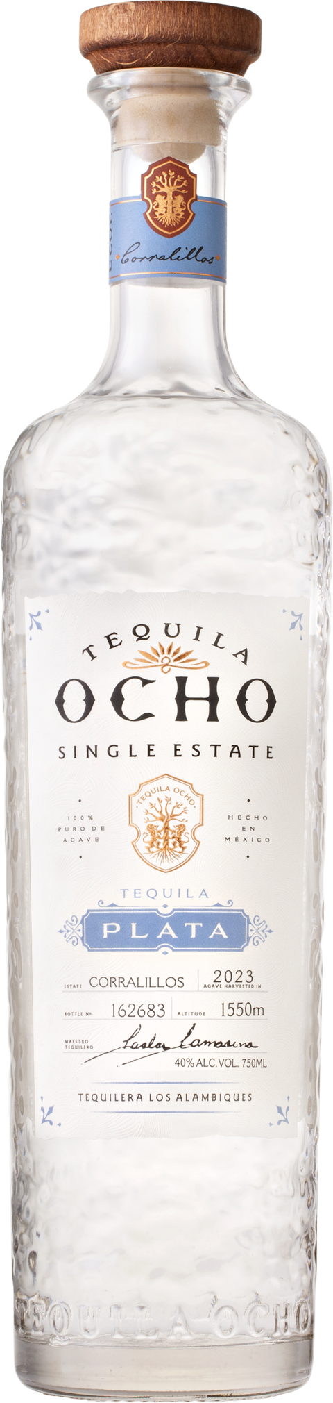 Tequila Ocho Single Estate Plata Tequila