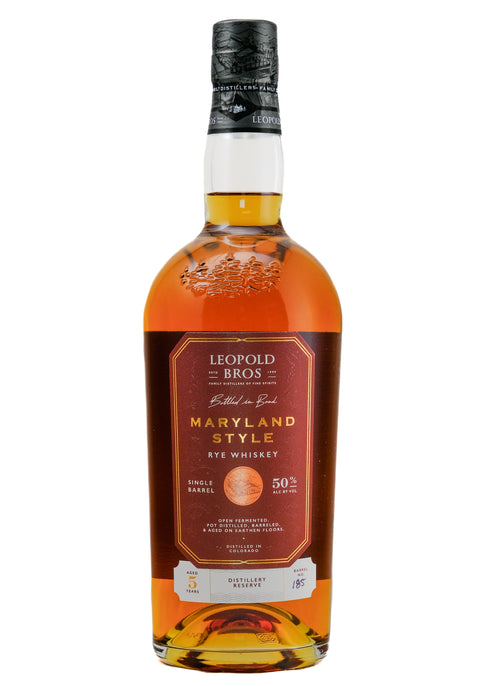 Leopold Bros. Maryland Style Rye Whiskey