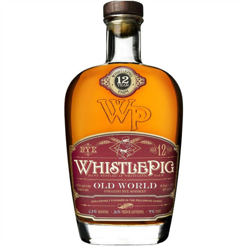 WhistlePig 12 Year Old World Straight Rye Whiskey