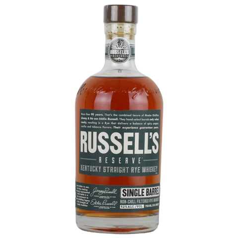 Russell's Reserve Single Barrel Kentucky Straight Rye Whiskey