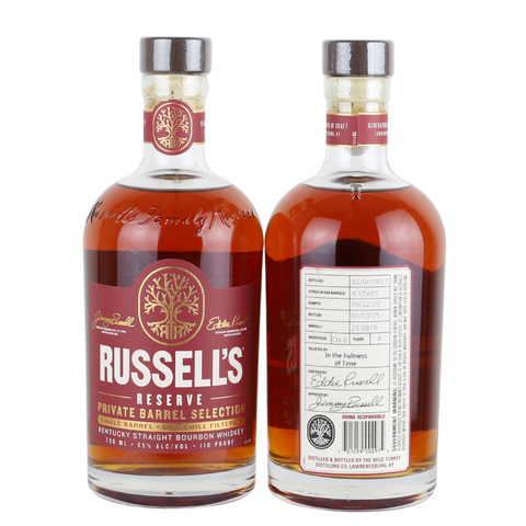 Russell's Reserve Single Barrel Bourbon 25-0819 - In the Fullness of Time