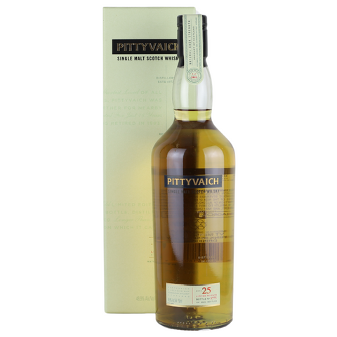 Pittyvaich 25 Year Single Malt Scotch Whisky