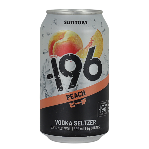 -196 Vodka Seltzer RTD - Peach 355mL