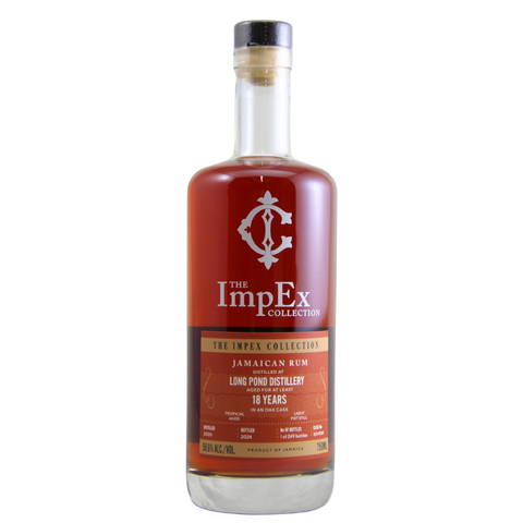 Long Pond Impex Collection 18 Year Tropical Aged Jamaican Rum