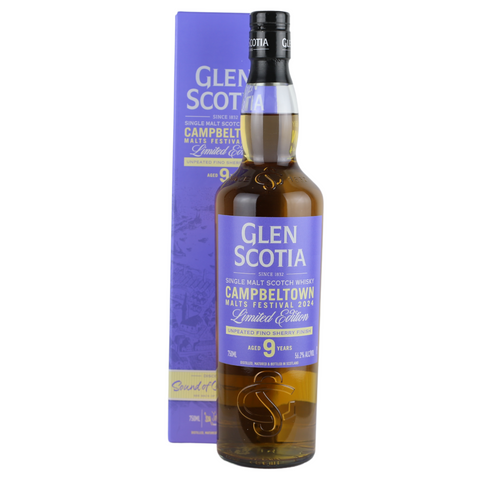 Glen Scotia 9yr Campbeltown Festival 2024 Fino Cask
