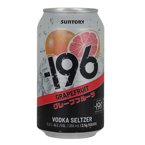 -196 Vodka Seltzer RTD - Grapefruit 355mL