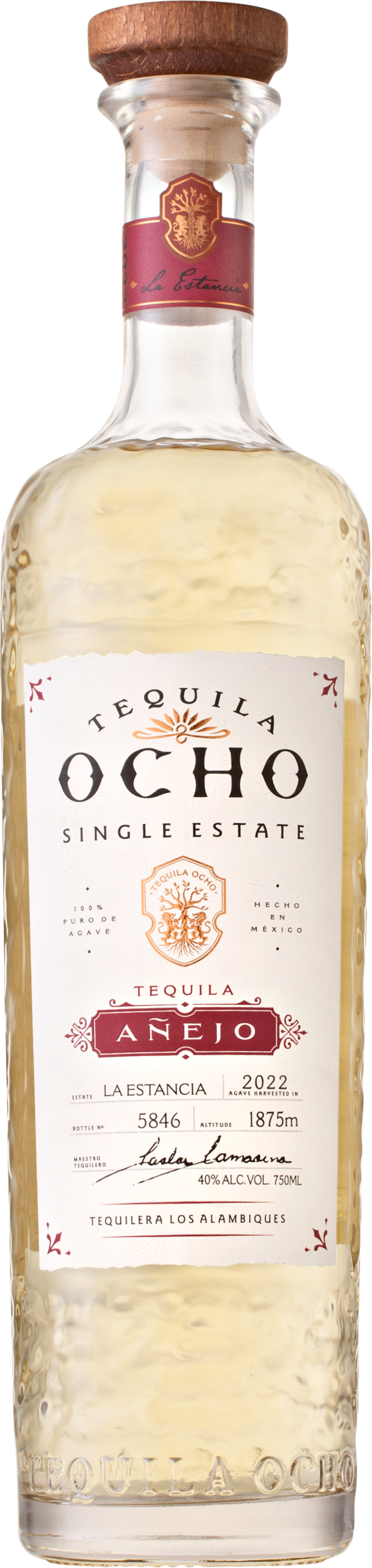 d&m Tequila Ocho Single Estate Anejo Tequila
