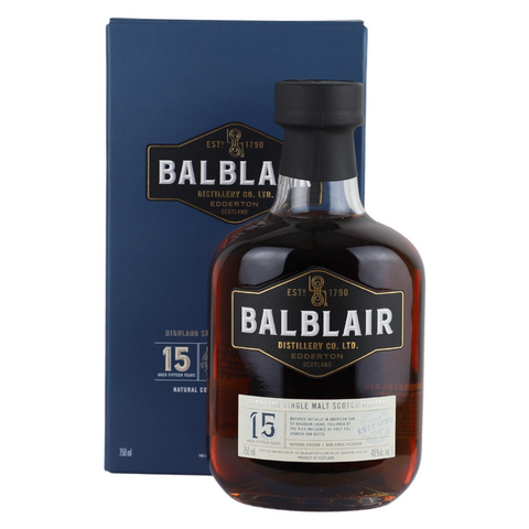 Balblair 15 Year Old Single Malt Scotch Whisky