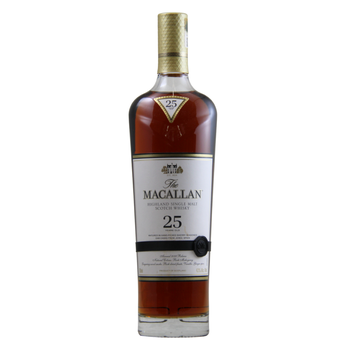 Macallan 25 Year Sherry Cask Single Malt Scotch Whisky – D&M Wines 