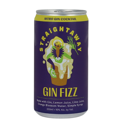 Straightaway Nitro Gin Fizz Can Single 250ml