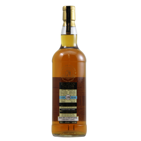 Highland Park 18 Year 2004 Duncan Taylor Sherry Cask Single Malt Scotch Whisky