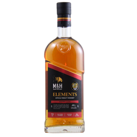 M&H Elements Sherry Cask Single Malt Whiskey