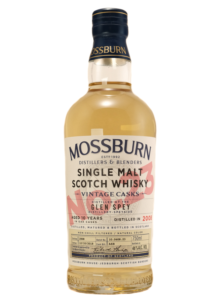 Glen Spey 10 Yr. Mossburn Bottling Single Malt Scotch