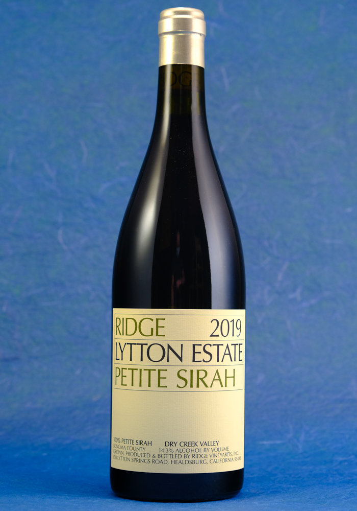 Ridge Vineyards 2019 Lytton Estate Petite Sirah