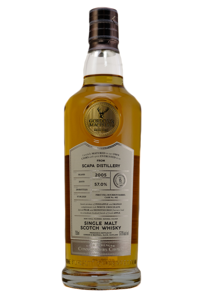 Scapa 15 YR. Gordon&Macphail Bottling Single Malt Scotch