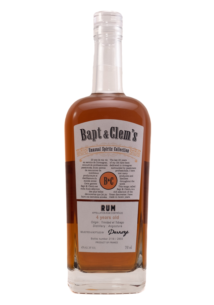 Bapt & Clem's 4 Year Trididad et Tobgo Rum