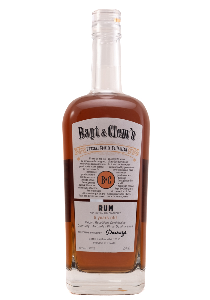 Bapt & Clem's 6 Year Dominican Republic Rum