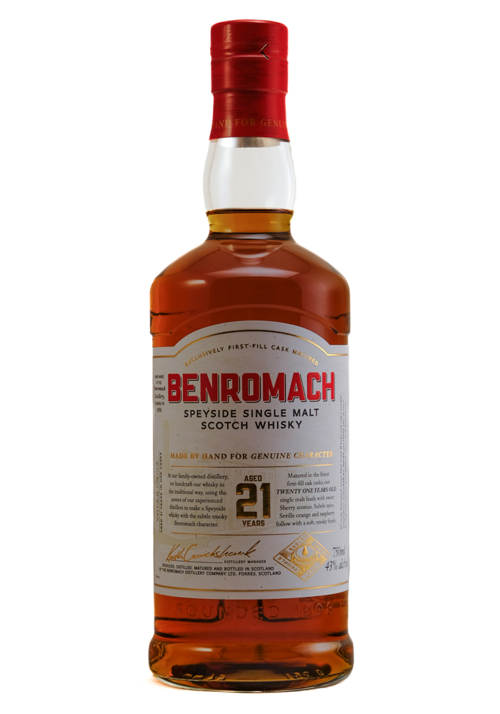 Benromach 21 Yr. Single Malt Scotch Whisky