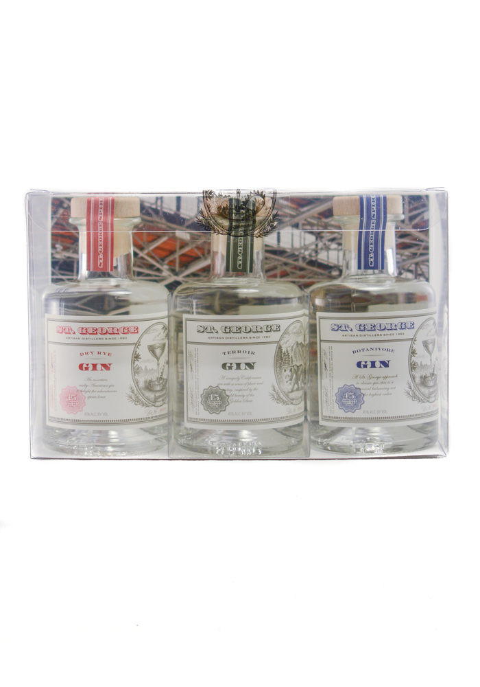 St. George 3 Pack Gin Gift Set  *200ML