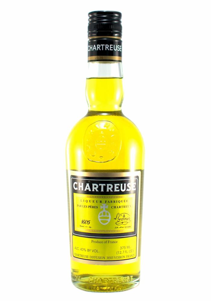 Chartreuse Diffusion Half Bottle Liqueur Fabriquee - Yellow