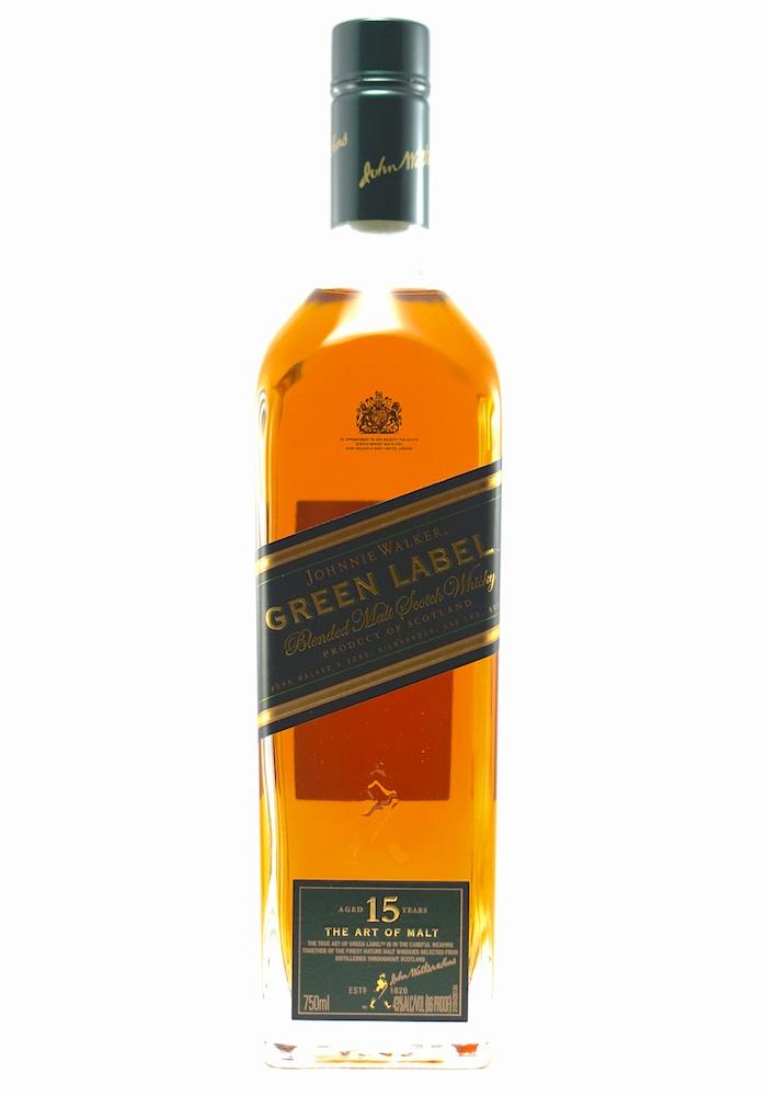Johnnie Walker 15 YR Green Label Blended Malt Scotch Whisky