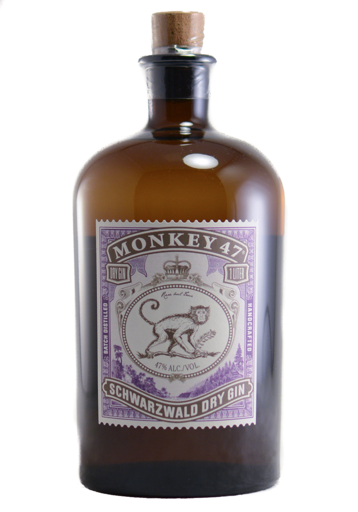 Monkey 47 Schwarzwald Dry Gin 1.0 Liters
